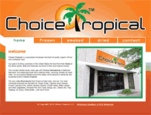 Tablet Screenshot of choicetropical.com